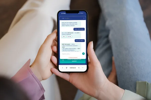 AI sestricka medirad mobil online rychlo bez cakania odpoved ihned